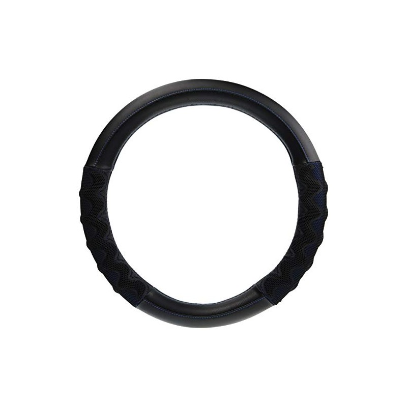 Bonform 6726-01B Steering Wheel Cover Grip Mesh Light/Regular Car Steering