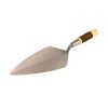 Bon Pro Plus 72-245 Narrow London Pro Carbon Steel Brick Trowel - 10.5"