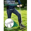 Zuplo Lawn Aerator Tool, Manual Core Plug Aerator with 4