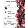 Majestic Tea HIBISCUS TEA, Herbal Refreshment| Crimson Tea| Hibiscus Flowers-
