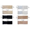 Yesmin Pack of 6 Bra Strap Extenders Extensions Elastic Extender