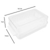 Sarini Butter Cu tting Storage Box,Sealed Rectangular Crisper with Uniform