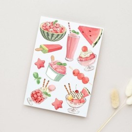 Summer Tattoo Sticker Watermelon Tattoo Sticker / 여름 문신스티커 수박 타투스티커 담다