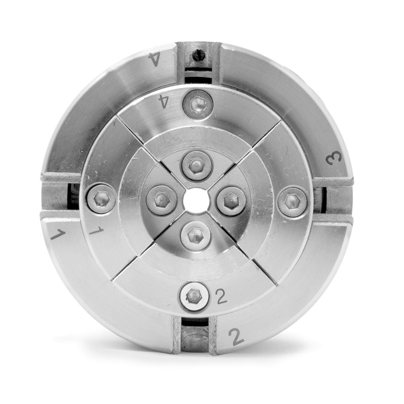 WEN LA4374 3.75-Inch 4-Jaw Self-Centering Lathe Chuck Set with 1-Inch