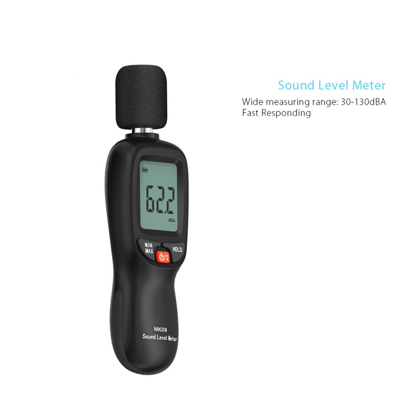 30-130dB(A) LCD Digital Sound Level Meter Noise Volume Measuring Instrument