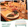 VICASKY Eucalyptus Leaf Table Cover Stylish Tablecloth for Parties Events
