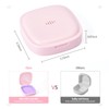 Gaboolo Retainer Case Slim Aligner Case with Vent Holes Compatible