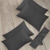 Rayyan Linen 4 Pack Pillow Cases 100% Egyptian Cotton 200