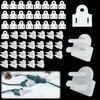 25 Sets Plug Protectors Covers and Weatherproof Gaskets, Outdoor Waterproof