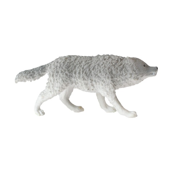 Deluxebase Mini Animal Adventure Replica - Wolf from Small Sized Realistic Toy Figure That Makes an Ideal Animal Toy for Kids