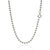 [Cloud-jewelry] 3mm/42cm Ball Chain Necklace, 925 Silver, Sterling Silver