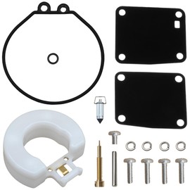 JLM MARINE 6G1W009300 Carburetor Repair Kit for Yamaha 3 6 8 HP Mercury 8 9 HP and Tohatsu Nissan 4 5 8 9.8 HP Outboard Models 6G1-14301-01 11502M