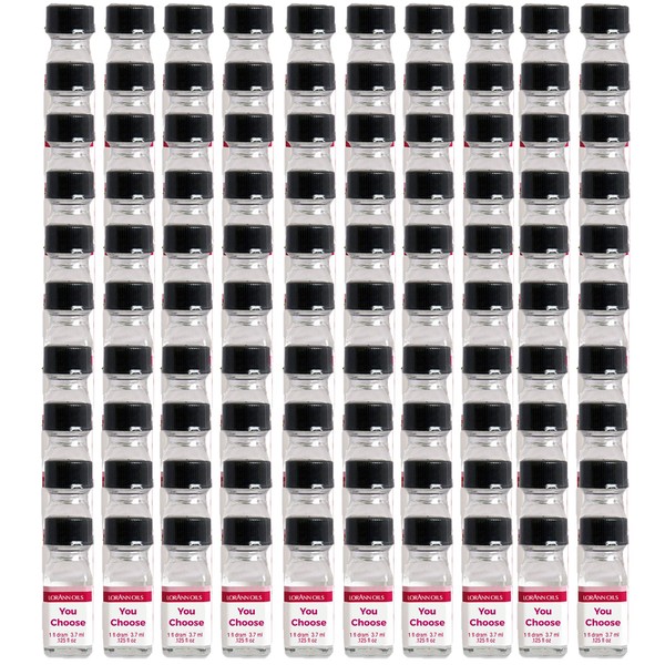 LorAnn SS flavors 100 pack of 1 dram bottles (.0125 fl oz - 3.7ml) - YOU CHOOSE THE FLAVORS