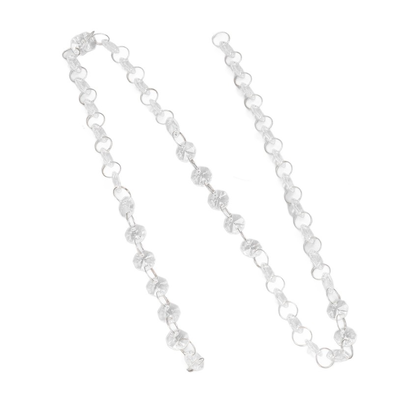 10pcs Crystal Chain Crystal Garland Strand Assemblable Acrylic Hanging Bead