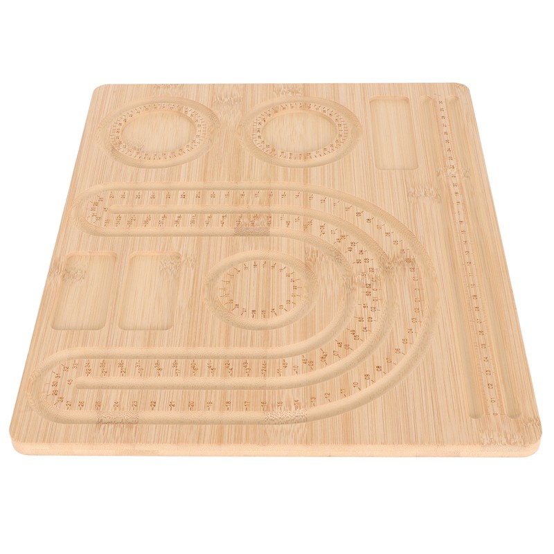 Bracelet Bead Board Jewelry Making Bracelet Measurement Board Bamboo Beading