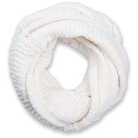 styleBREAKER 01018154 Knitted Loop Scarf Checked Plain Fine Knit Winter Knitted Scarf Unisex -