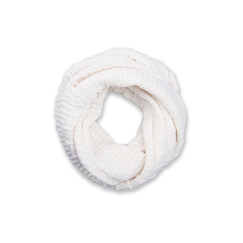 styleBREAKER 01018154 Knitted Loop Scarf Checked Plain Fine Knit Winter