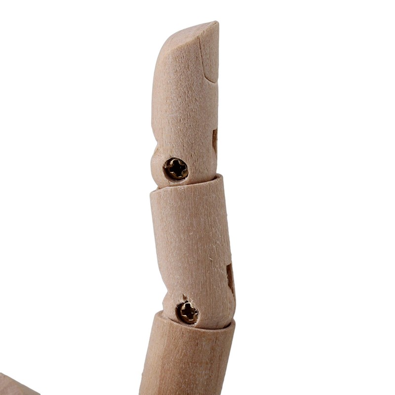 BQLZR 7Inch Flexible Wooden Left Hand Model Artists Manikin for