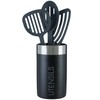 Premier Housewares 508523 Liberty Utensil Holder - Black, H18 x