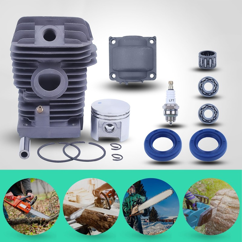 Adefol 40mm Cylinder Piston Kit For Stihl MS210 021 MS