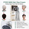 PYEONAN Hypoallergenic Hair Dye Cream,Natural Plant Extract Without Bleaching, Easy
