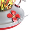 Hummingbirds Water Feeder Colorful Painting Glass Bird Feeding Tool for