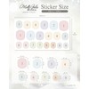 Melty Gelee MGW-01 EC Limited Gel Nail Stickers (1 Sheet)