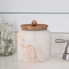 nu-steel MST1CH Misty Copper Collection Cotton Container, Perfect for Home