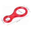Rescue Figure 8 Descender 35KN Aluminum Alloy Climbing Belaying Device