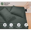 ROYALE LINENS Bamboo Viscose Twin Sheet Set - Cooling Bed