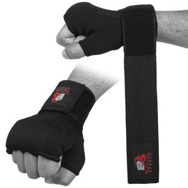 Belicon Sports Boxing Inner Gloves, Kickboxing, Boxing and Other Martial Arts Boxing Gloves for Men and Women (Black, S)