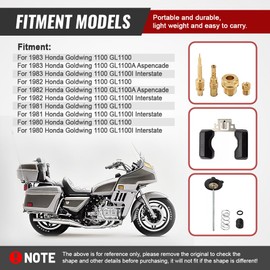 Lirun Carburetor Repair kit, Rebuild Kit 4 sets for HONDA Goldwing GL1100 1980-1983; GL1100A Aspencade?1982-1983; GL1100I Interstate 1980-1983
