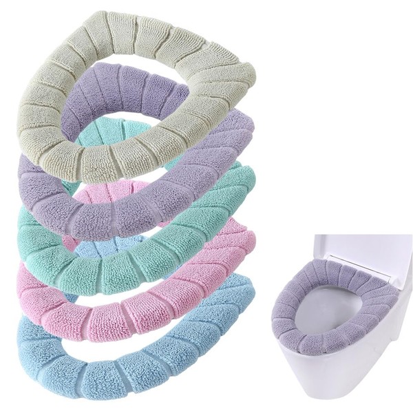 5 Pack Toilet Seat Covers for Bathroom, Bathroom Soft Thicker
