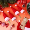 Augenstern 60 PCS Christmas Santa Hats Mini Santa Hat Cup