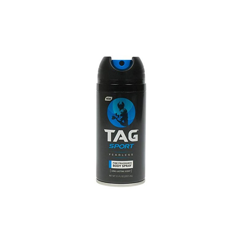 TAG Sport Body Spray 3.5 Oz Fearless (4 pack)
