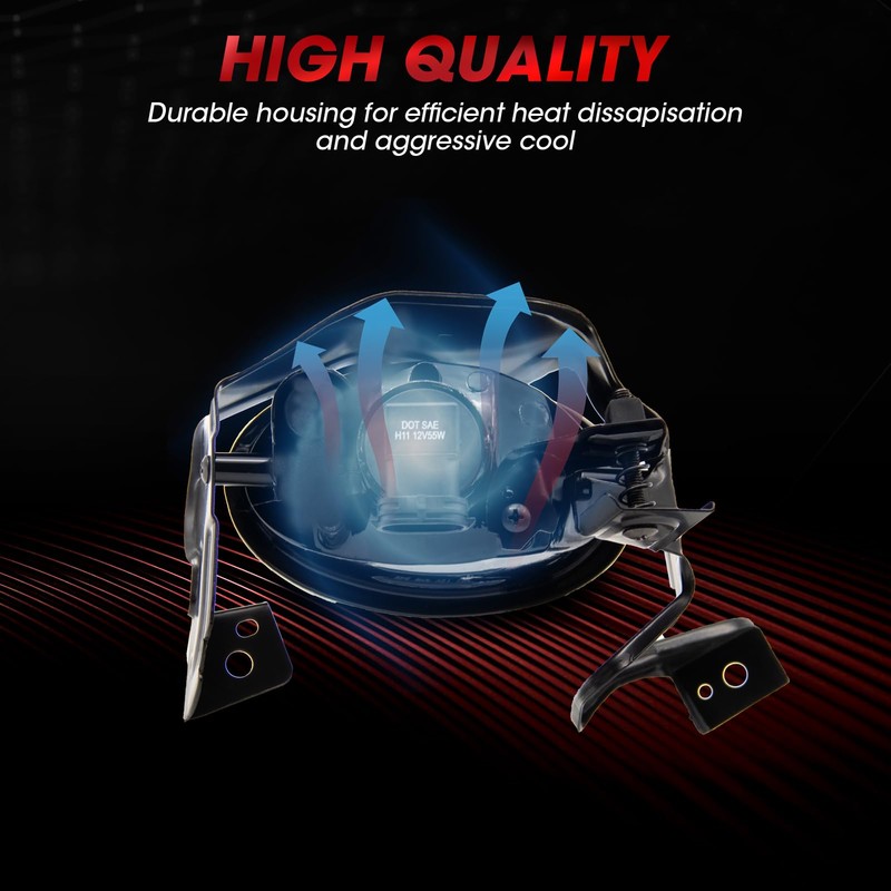 WEZEMLIGHT Fog Lights Assembly Replacement For Honda CRV 2010 2011