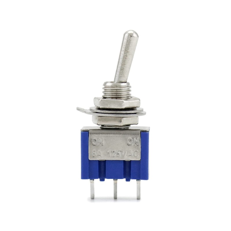 QWORK Pack of 20 Mini Toggle Switch SPST AC 125V