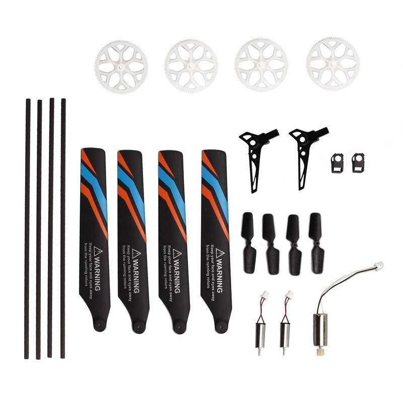 Helicopter Full Replacement Parts Set with 7 Accessories RC Rotor