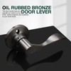 GOBEKOR 6 Pack Dummy Door Handles Oil Rubbed Bronze Right-Handed