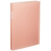Kingjim Clear File Transparent Favorites 40 Pocket A4 Vertical Pink
