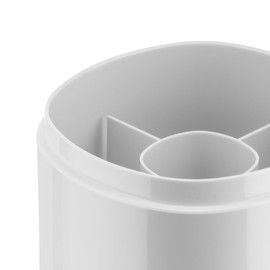 Alessi Birillo Cotton Swabs Holder Aleesi PL09 W Birillo Cotton Swabs Holder, White