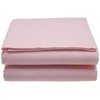 Cot Flat Flannelette Sheets (Pink)-6031PK