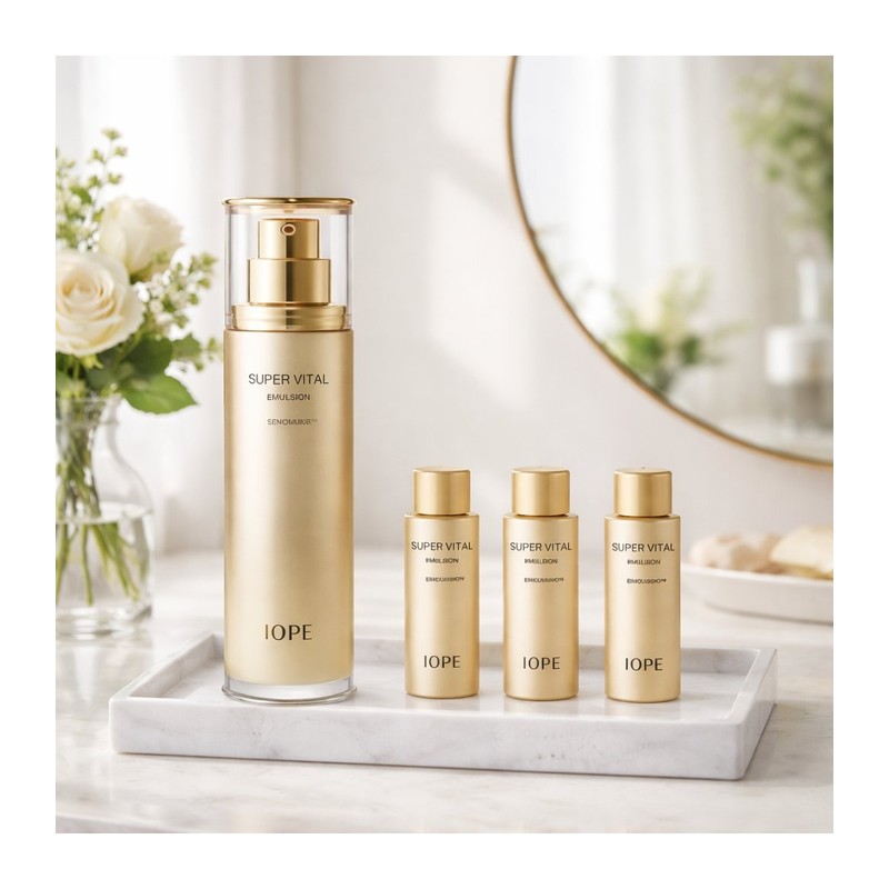 IOPE 아이오페 슈퍼 바이탈 에멀젼 150ml + 18ml x 3