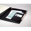 SIGEL CF131 Business Organiser, Approx. A5, Faux Leather, Black, Set