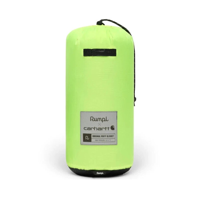 Rumpl New RUMPL X CARHARTT ORIGINAL PUFFY Black Lime Camping
