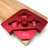 Corner Processing Jig Kit for Trimmers, Woodpecker Angle Jig Template,