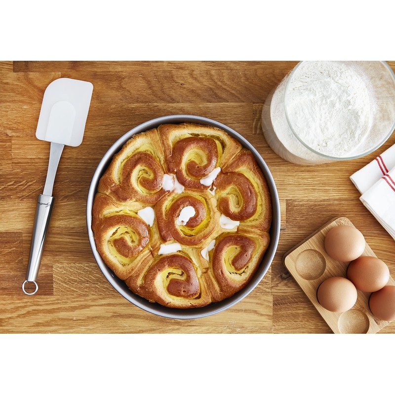 Lagostina Gustosa Non-Stick Steel Oven Baking Mould, Black, Diameter 28