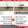 NEXOPRO® Tile Leveling Kit - 300 Clips/Spacers (1mm) - Reusable