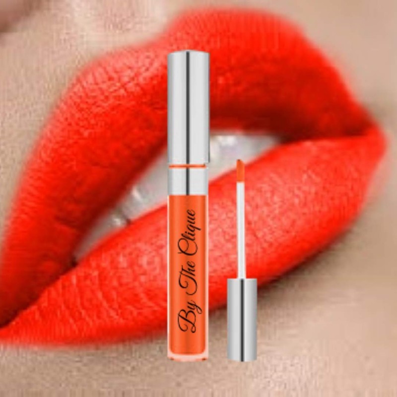By The Clique"On Fire Premium Matte Liquid Lipstick | Orange