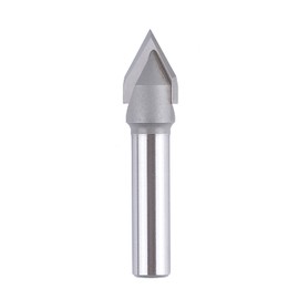 SpeTool Chamfer Cutter 8 mm Shank 60 Degree Engraving Cutter V Groove Cutter 2 Flutes Solid Carbide 12 mm Cutting Diameter CNC Cutter Engraving Cutter Wood Cutter for Router End Mill for Core